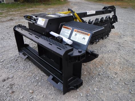 lowe trencher for skid steer|lowe trenching attachment.